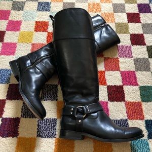 FRYE Melissa Harness Inside Zip Wide Calf LIKE NEW